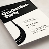 "Filter" - Graduation Insert Cards in Snow by Inkblot Design - Detail