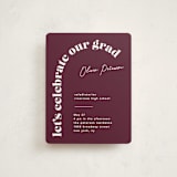 "Casual chic" - Graduation Insert Cards in Cotton by Creo Study - Front