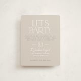 "Sure Thing" - Graduation Insert Cards in Waterlily by Owl and Toad - Front