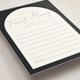 "Our Class" - Graduation Insert Cards in Chalkboard by Leah Bisch - Detail