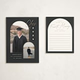 "Our Class" - Graduation Insert Cards in Chalkboard by Leah Bisch - With Invitation