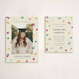 "Disney's Mickey Confetti" - Graduation Insert Cards in Multi by Ellen Schlegelmilch - With Invitation