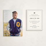 "Strength" - Graduation Insert Cards in Snow by Sarah Curry - With Invitation