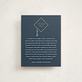 "Grad Grid" - Graduation Insert Cards in Steel by Erica Krystek - Front