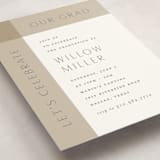 "Grids" - Graduation Insert Cards in Chalk by Lauren Chism - Detail