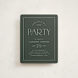 "Numbered" - Graduation Insert Cards in Ivy by Kelly Schmidt - Front