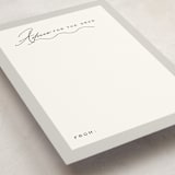 "Elegance" - Graduation Insert Cards in Cloud by Nicole Walsh - Detail