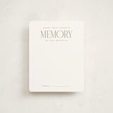 "Modern Serif" - Graduation Insert Cards in Snow by Ellen Schlegelmilch - Front