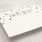 "Big Upper Grad" - Graduation Insert Cards in Snow by Jackie Crawford - Detail