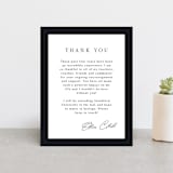 "Classic Edge" - Graduation Insert Cards in Midnight by Nicole Walsh - Front