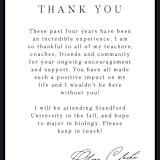 "Classic Edge" - Graduation Insert Cards in Midnight by Nicole Walsh - Detail