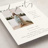 "Simple + Script" - Graduation Insert Cards in Chalkboard by Kelly Watkins - Detail