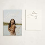 "Tassel Toss" - Graduation Insert Cards in Treasure by letterfix - With Invitation