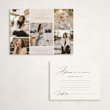 "Simple collage" - Graduation Insert Cards in Mist by Selima Akhter - With Invitation
