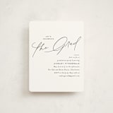 "Scripted Corner" - Graduation Insert Cards in Cloud by Jackie Crawford - Front