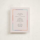 "candy rainbow" - Graduation Insert Cards in Petal by Carrie Moradi - Front