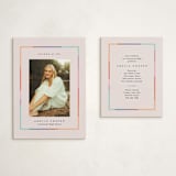 "candy rainbow" - Graduation Insert Cards in Petal by Carrie Moradi - With Invitation