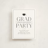 "Classy Stack" - Graduation Insert Cards in Limestone by Erica Krystek - Front