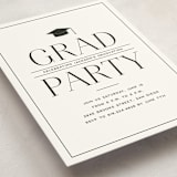 "Classy Stack" - Graduation Insert Cards in Limestone by Erica Krystek - Detail