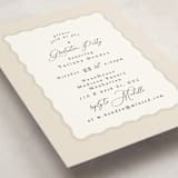 "gilded wave frame" - Graduation Insert Cards in Vanilla by Phrosné Barwood - Detail