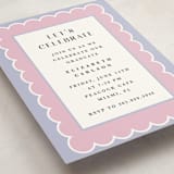"Graduation Stamp" - Graduation Insert Cards in Lavender by Maria Alou - Detail