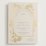 "Shimmering Hydrangeas" - Wedding Invitations in Tea Time by Susan Zinader - Front