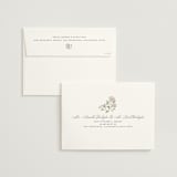 "Shimmering Hydrangeas" - Wedding Invitations in Tea Time by Susan Zinader - FREE Recipient Addressing