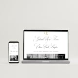 "Here With You" - Wedding Invitations in Classic Bride by Design Lotus - FREE Wedding Website