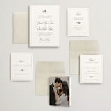 "Here With You" - Wedding Invitations in Classic Bride by Design Lotus - Invitation Suite