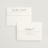 "Traditionalist" - Wedding Invitations in Snow by Sarah Brown - FREE Recipient Addressing