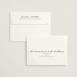 "Polished" - Wedding Invitations in Cotton by Jennifer Postorino - FREE Recipient Addressing