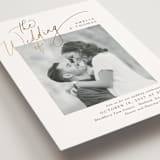 "The Wedding" - Wedding Invitations in Marshmallow by Kaydi Bishop - Detail