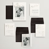 "The Wedding" - Wedding Invitations in Marshmallow by Kaydi Bishop - Invitation Suite