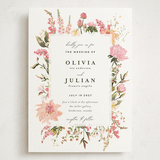 "Lush" - Wedding Invitations in Blush by Susan Moyal - Front
