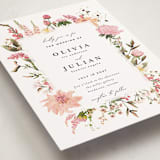 "Lush" - Wedding Invitations in Blush by Susan Moyal - Detail