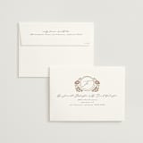 "Timeless Nature" - Wedding Invitations in Ebony by Ana de Sousa - FREE Recipient Addressing