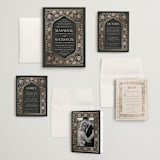 "Timeless Nature" - Wedding Invitations in Ebony by Ana de Sousa - Invitation Suite