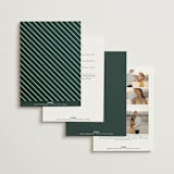 "Regal" - Wedding Invitations in Evergreen by Nicole Walsh - Back of Card Options