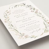 "Meadow" - Wedding Invitations in Spring Mist by Erin L. Wilson - Detail