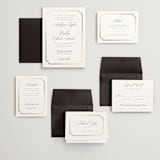 "Formally" - Wedding Invitations in Mist by Sarah Brown - Invitation Suite
