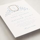 "storybook garden" - Wedding Invitations in Bluebell by Kristie Kern - Detail