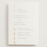 "Courtyard" - Wedding Invitations in Lily by Owl and Toad - Front