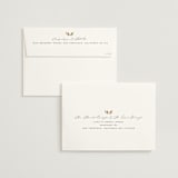 "Courtyard" - Wedding Invitations in Lily by Owl and Toad - FREE Recipient Addressing