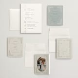 "Courtyard" - Wedding Invitations in Lily by Owl and Toad - Invitation Suite