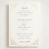"Intertwined" - Wedding Invitations in Pearl by Janean Hinger - Front