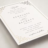 "Intertwined" - Wedding Invitations in Pearl by Janean Hinger - Detail
