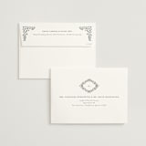 "Floral Romance" - Wedding Invitations in Something Blue by Gwen Bedat - FREE Recipient Addressing