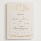 "Manuet" - Wedding Invitations in Vanilla by Petra Kern - Front