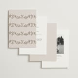 "Manuet" - Wedding Invitations in Vanilla by Petra Kern - Back of Card Options