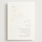 "Eternal" - Wedding Invitations in Snow by Kaydi Bishop - Front